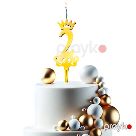 Tort üçün şam rəqəm 2, 16.5 sm — Bakı
