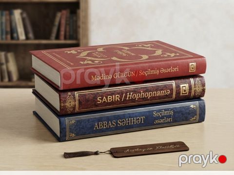 Şəkildə gördüyünüz hər 3 kitab əla vəziyyətdədir. Kitablar tək-tək — Bakı