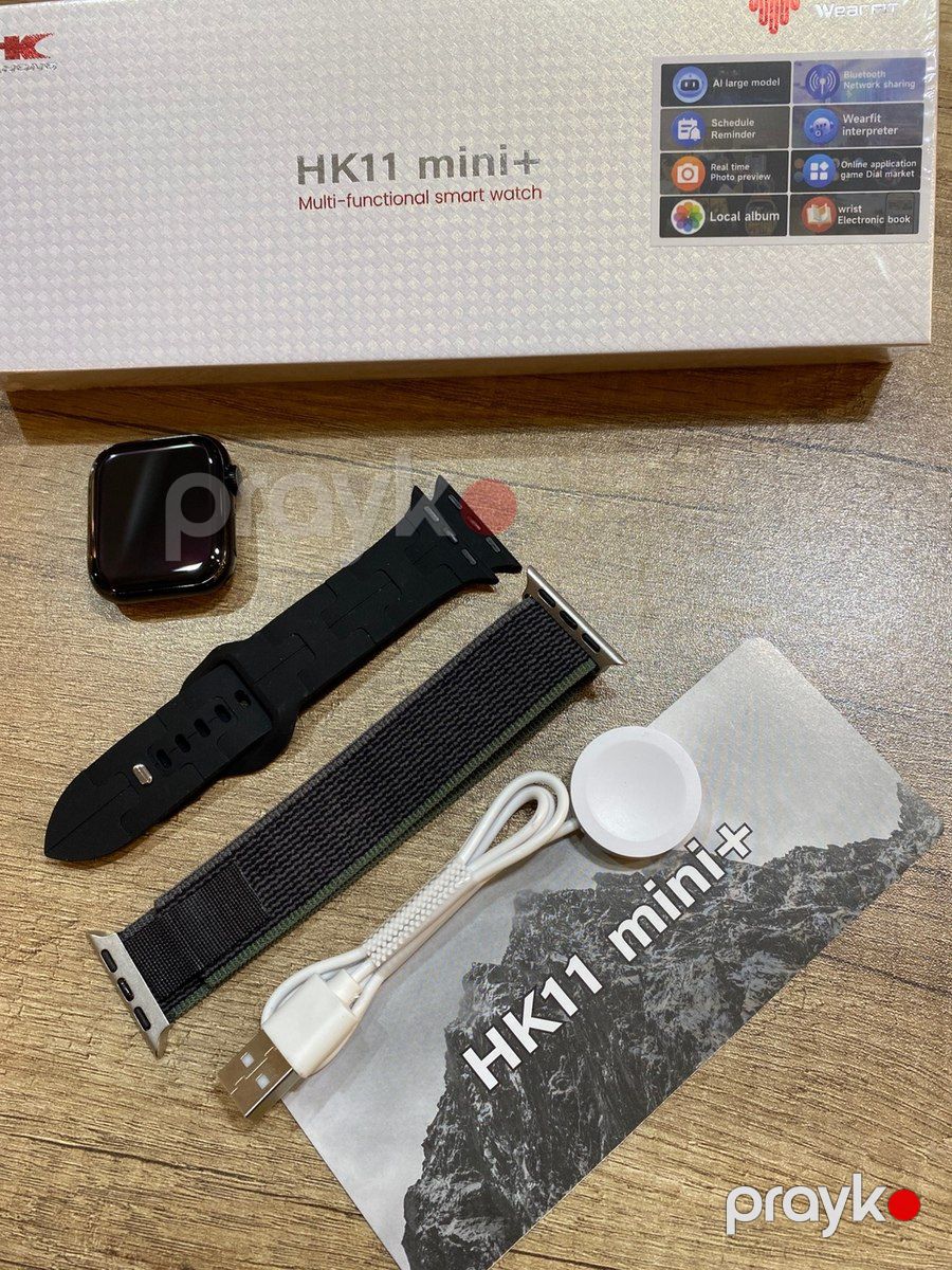 Smart saat HK11 mini plus black — Ağıllı saatlar və biləkliklər, Bakı (2)