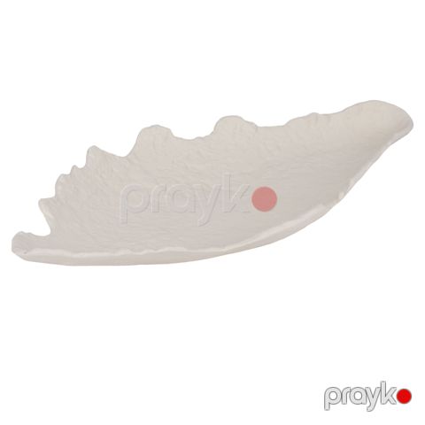 Dekorativ qab Eglo 427082 Forleyet, alüminium, ağ, 4.5x23x44 sm — Bakı