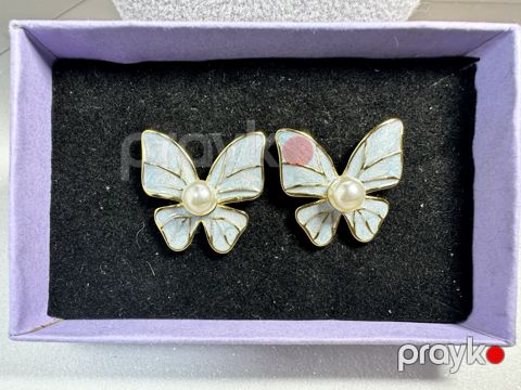 Klips sırğa Xuping Jewelry Krem Paslanmayan polad 30 mm 2026-566072 — Bakı