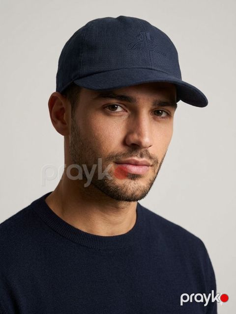 Beysbolka No brand Kətan Tünd göy One size 01 — Bakı