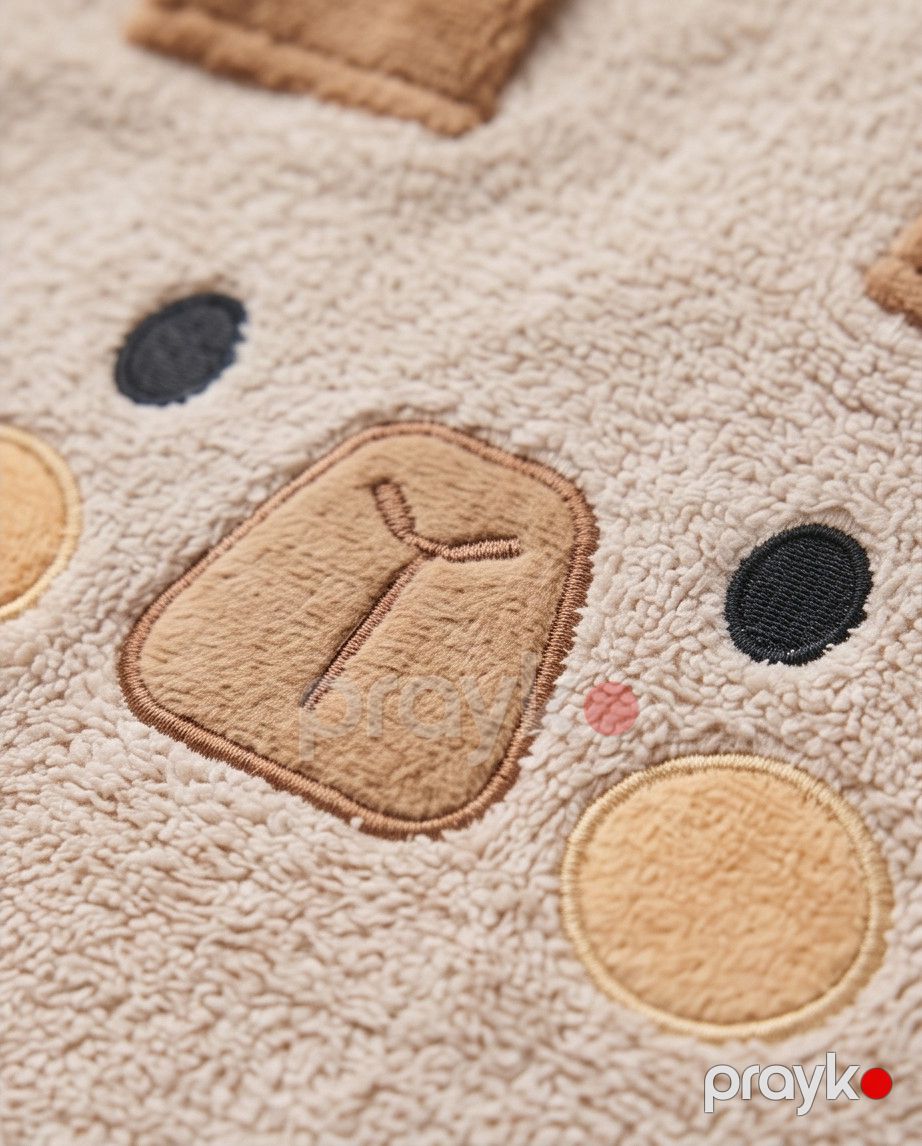Uşaq dəsmalı No brand, Hamam üçün/Üz və əllər üçün, Mikrofiber, 35x75 sm/70x130 sm, Bej — Mallar, Bakı (2)