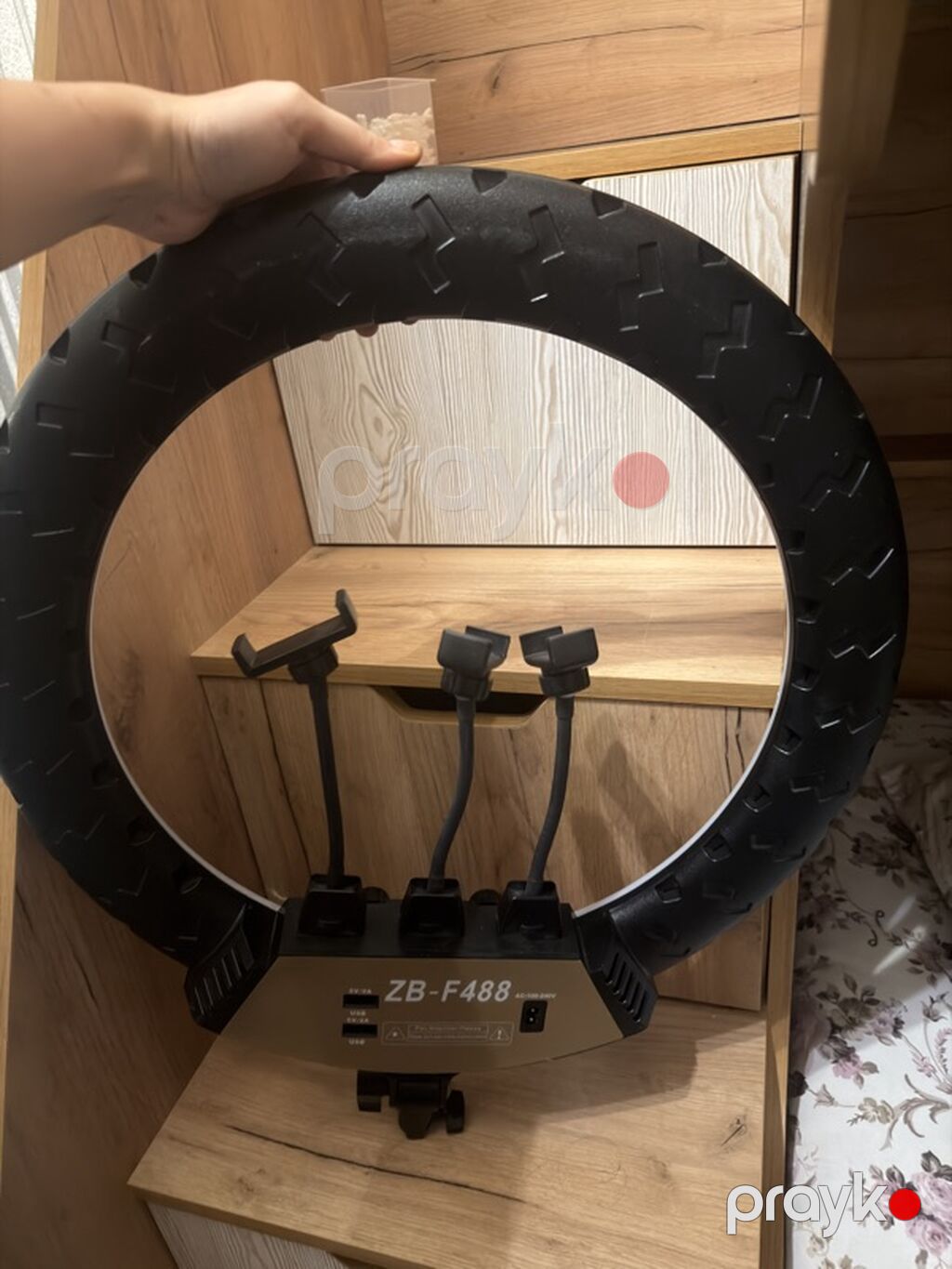 ZB-F488 LED ring işıq - Böyük diametrli halqa işıq – portret — İşıq avadanlığı və aksesuarlar, Bakı (2)