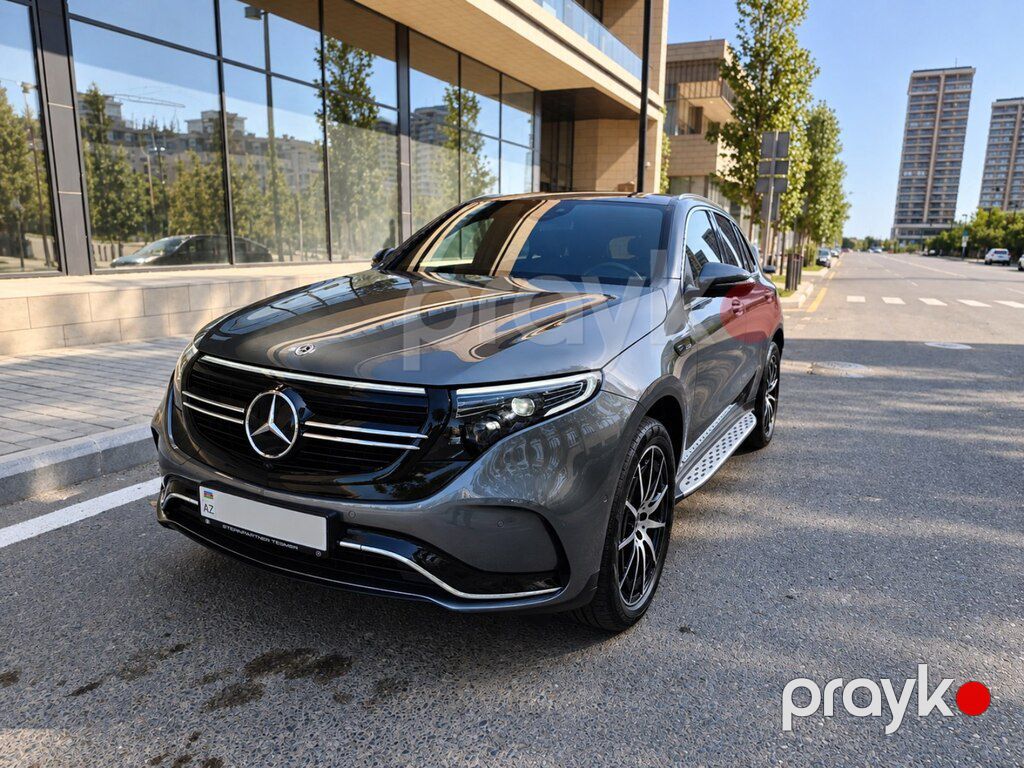 Mercedes EQC 400 4MATIC, 80 kWh, 2022 il, 32 000 km — Avtomobillər, Bakı (6)