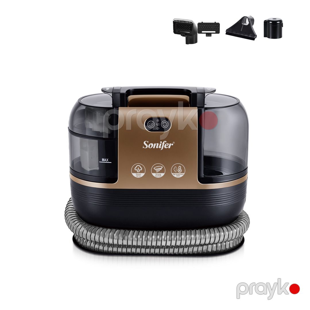 Sonifer SF-2263 — 1700W Güclü 3-ü 1-də Buxarlı Xalça Təmizləyicisi — Tozsoran, Bakı (2)