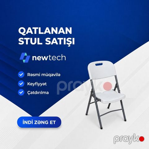 Qatlanan oturacaq — Bakı