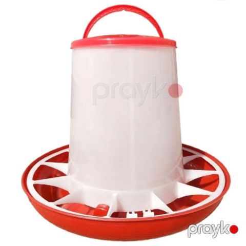 Yem təknəsi İL-1526 toyuqlar və cücələr üçün, ağ, plastik, 4 kq