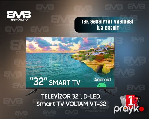 Televizor 32inch Voltam VT-32 — Bakı