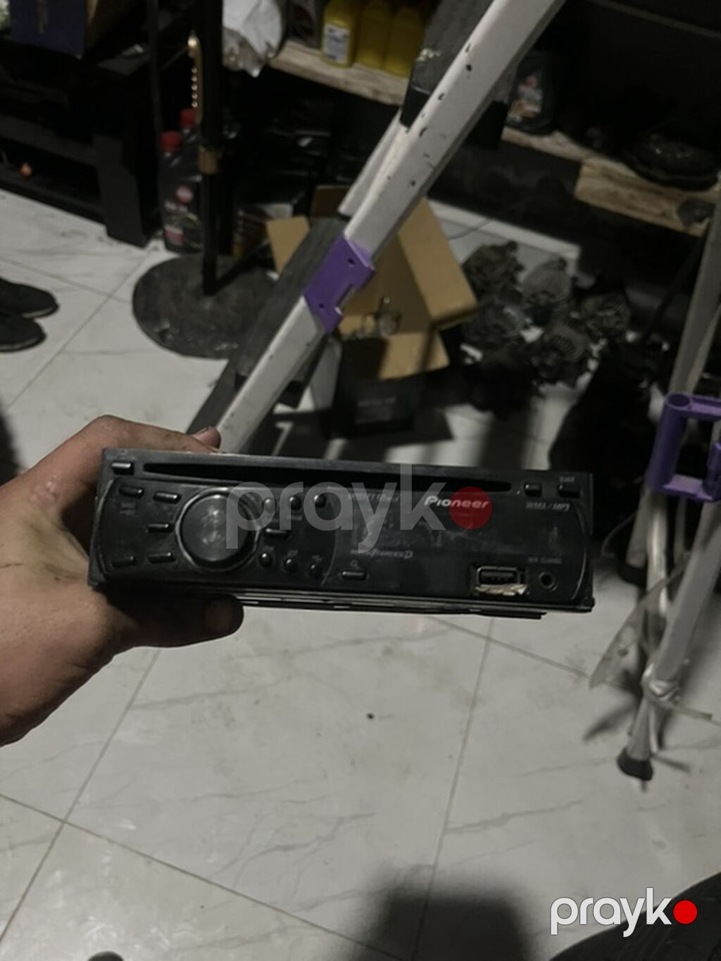 Pioneer avtomobil maqnitolası - Ön paneldə idarəetmə düymələri və iri — Avtomobil akustikası, Bakı (3)