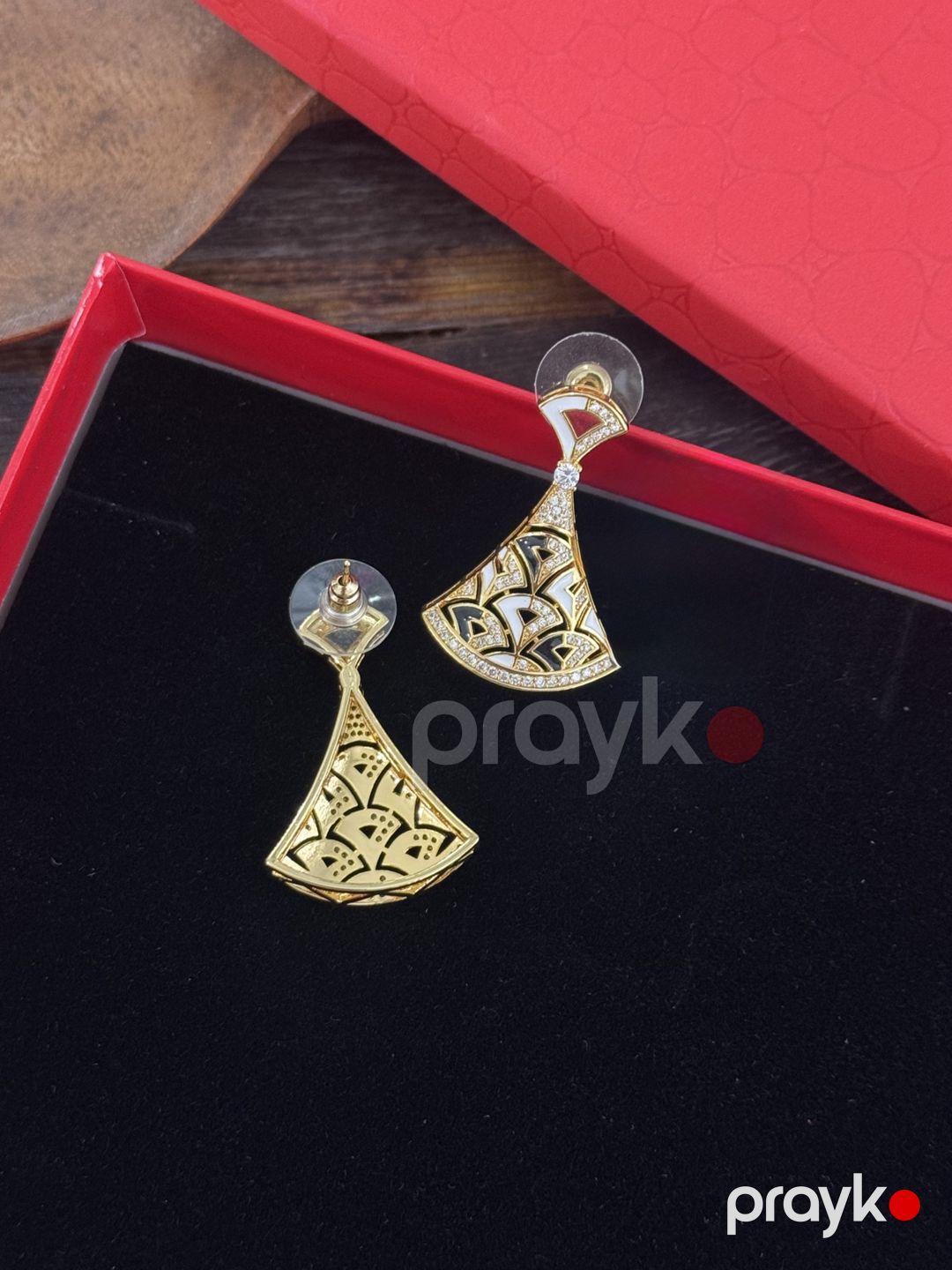 Qadın sırğaları 0882, paslanmayan polad — Mallar, Bakı (2)