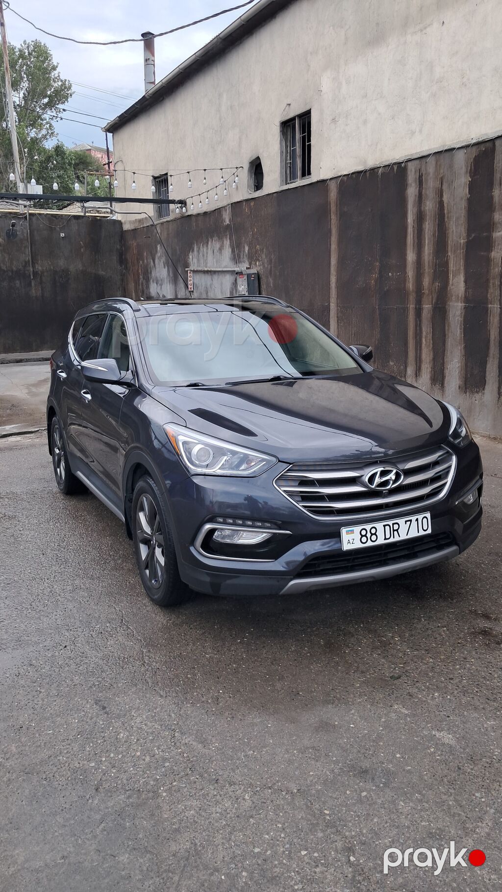 Hyundai Santa Fe: 2 l 2016 il Krossover 88-DR-710 — Avtomobillər, Masazır (3)