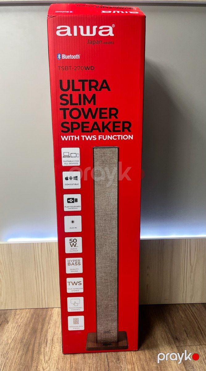 Aıwa TSBT-270WD Ultra Slim Tower Speaker — Səs texnikası, Bakı (5)