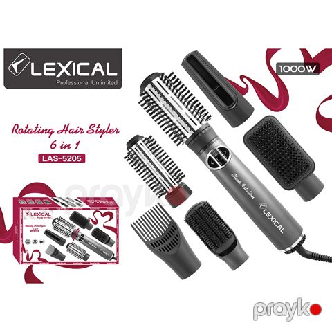 Lexıcal LAS-5205 6-sı 1-də Saç Şəkilləndirmə Dəsti 1000W — Bakı