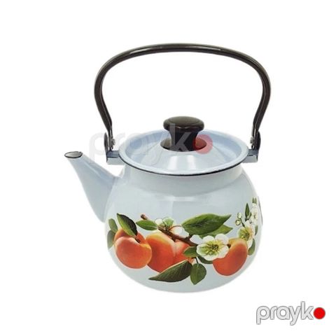 Su qaynatmaq üçün çaydan "Керченская эмаль", 3500 ml, minalanmış polad, mavi — Bakı