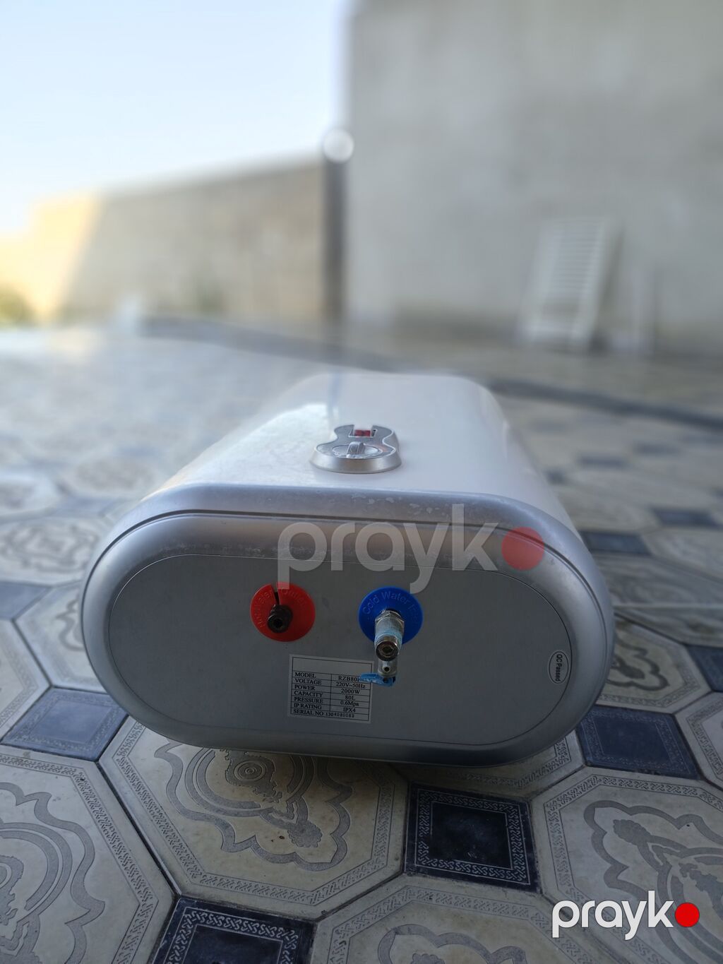 NovaHot elektrik su qızdırıcısı (boiler) - Üst idarə paneli: mexaniki — Su qızdırıcılar, Siyəzən (2)