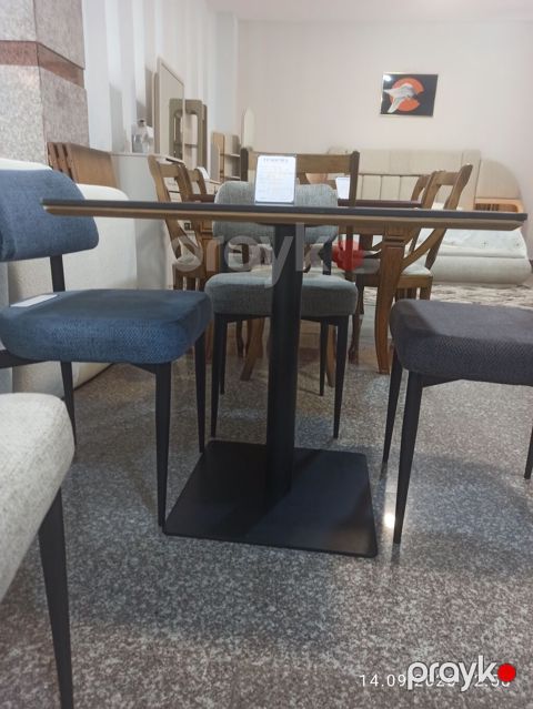Balkon masası, Yeni, Açılmayan, Mərmər, Kvadrat masa — Bakı