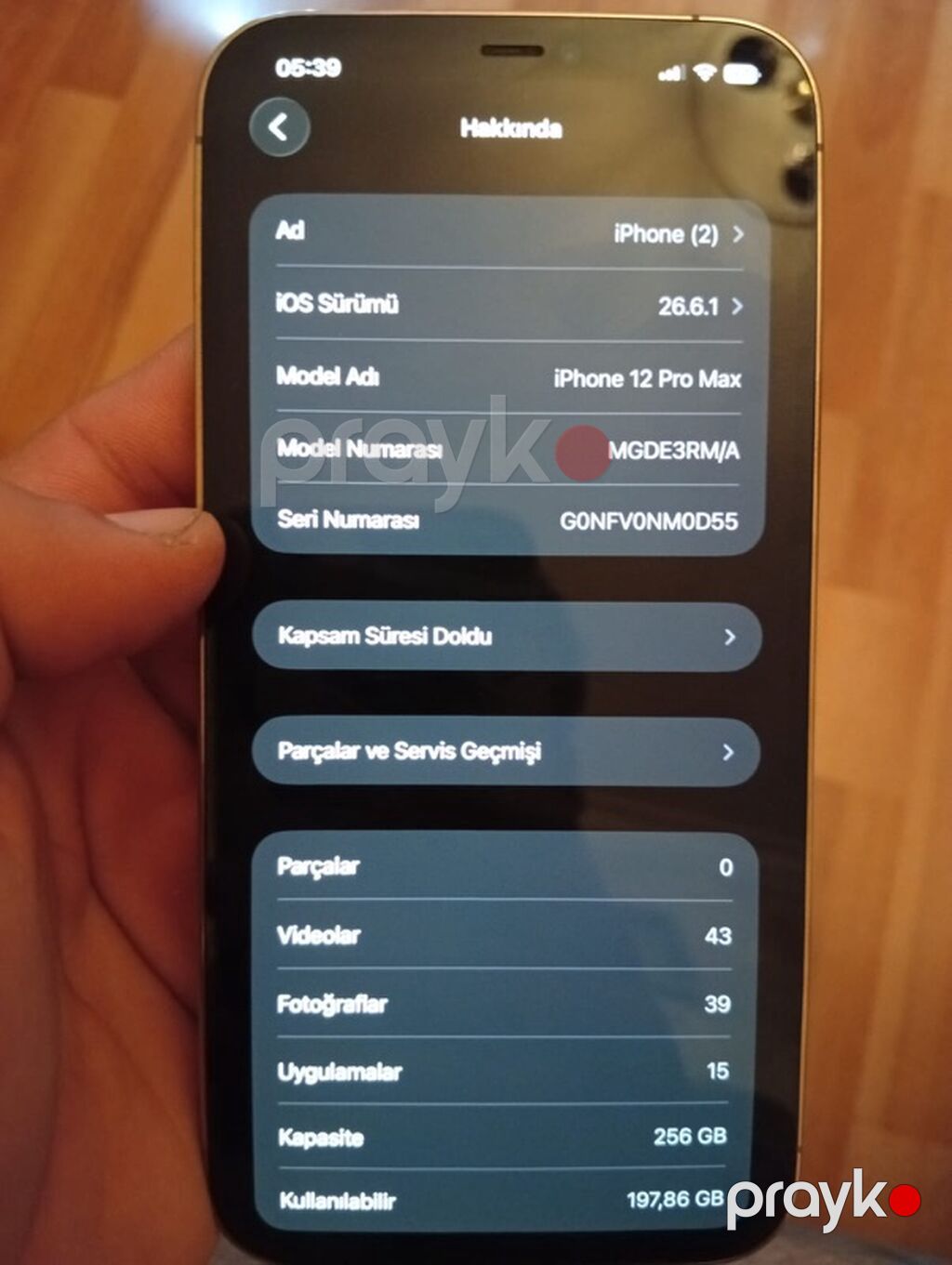 IPhone 12 Pro Max, 256 GB, Qızılı — Apple iPhone, Sumqayıt (3)