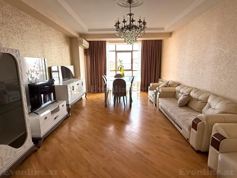 Kirayə verilir 3 otaqlı Mənzil Yeni tikili 120 m² Bakı, Xətai r., Əhmədli m — Bakı