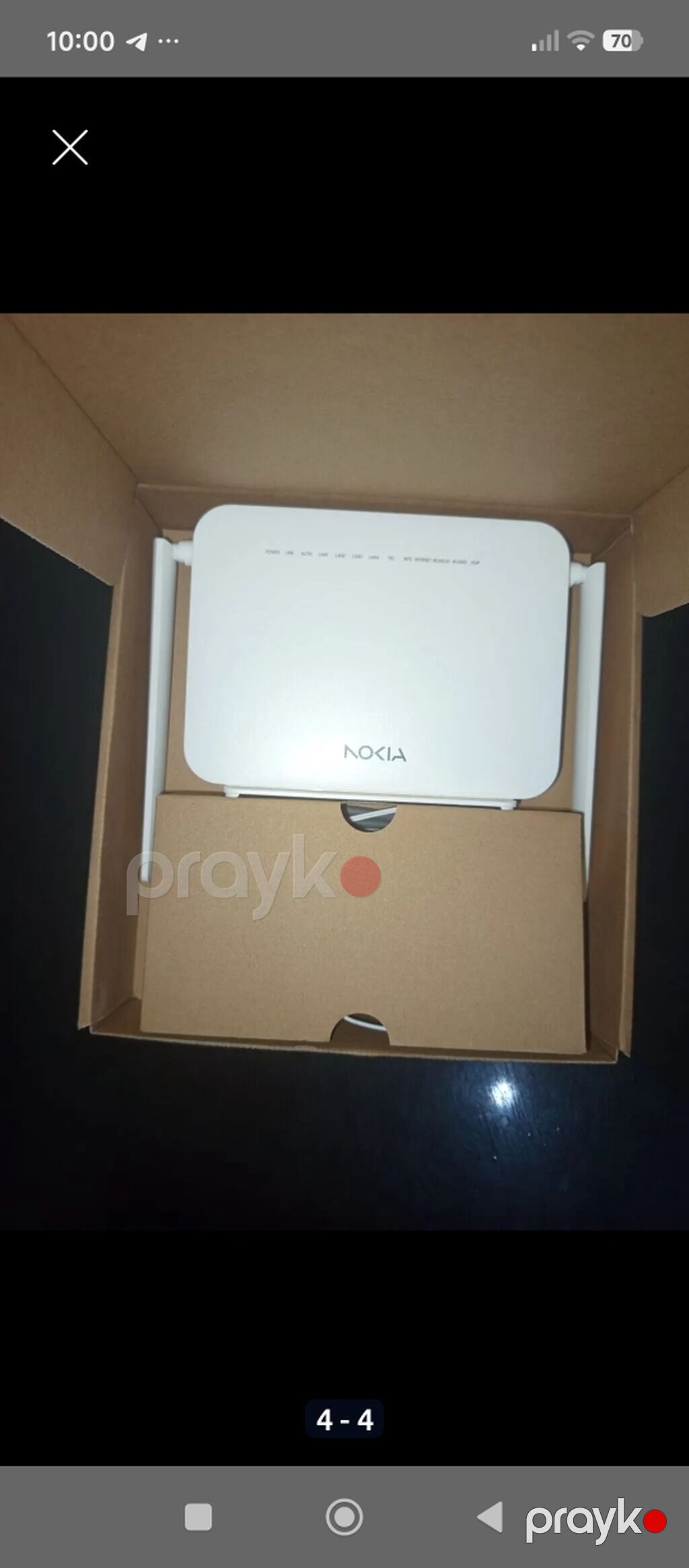 Nokia Wi‑Fi router - Model: Nokia (2 antenalı ağ rəngdə) - Qoşulma — Şəbəkə və server avadanlığı, Digah (3)