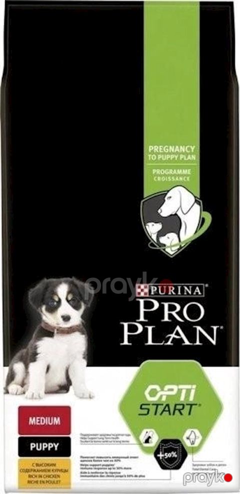 Quru yem Purina ProPlan Medium Puppy orta cins küçüklər üçün, çəki ilə, 1 kq
