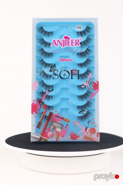 Süni kirpiklər Anjieer F10 10 cüt — Bakı