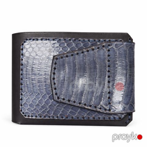Pul kisəsi OL-3016, dəri, göy, 10.4x7.3 sm — Bakı