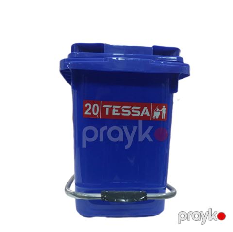 Zibil qabı Tessa, pedallı, göy, 20 l — Bakı