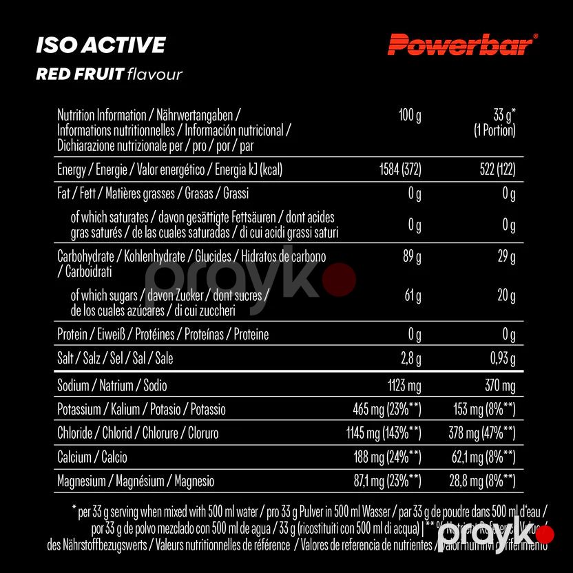 Izotonik Powerbar IsoActive Red Fruit, 1.32 kq — Mallar, Bakı (2)