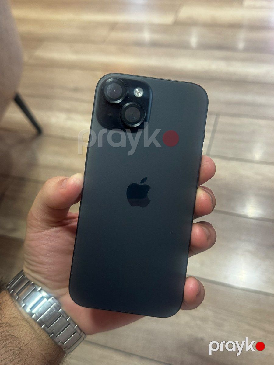 Apple iPhone 15 Black 128GB/6GB — Smartfonlar, Bakı (2)
