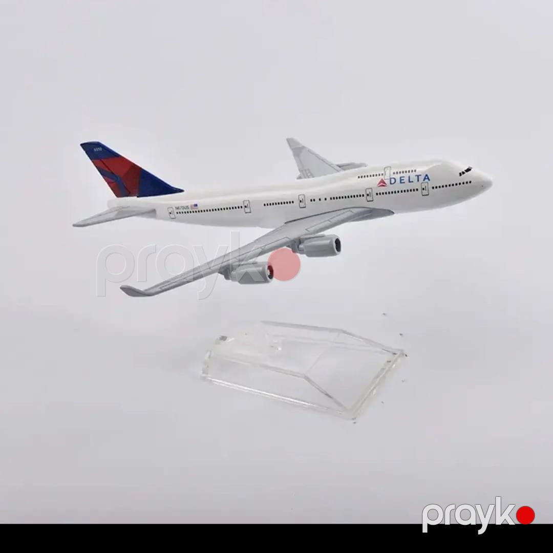 Kolleksiya heykəlciyi Delta Air Boeing 747, 15x14.5x8 sm — Mallar, Bakı (3)