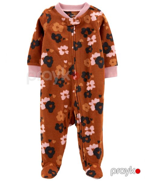 Qızlar üçün pijama-kombinezon Carter's, qəhvəyi, flis, ölçü 6-9 ay — Bakı