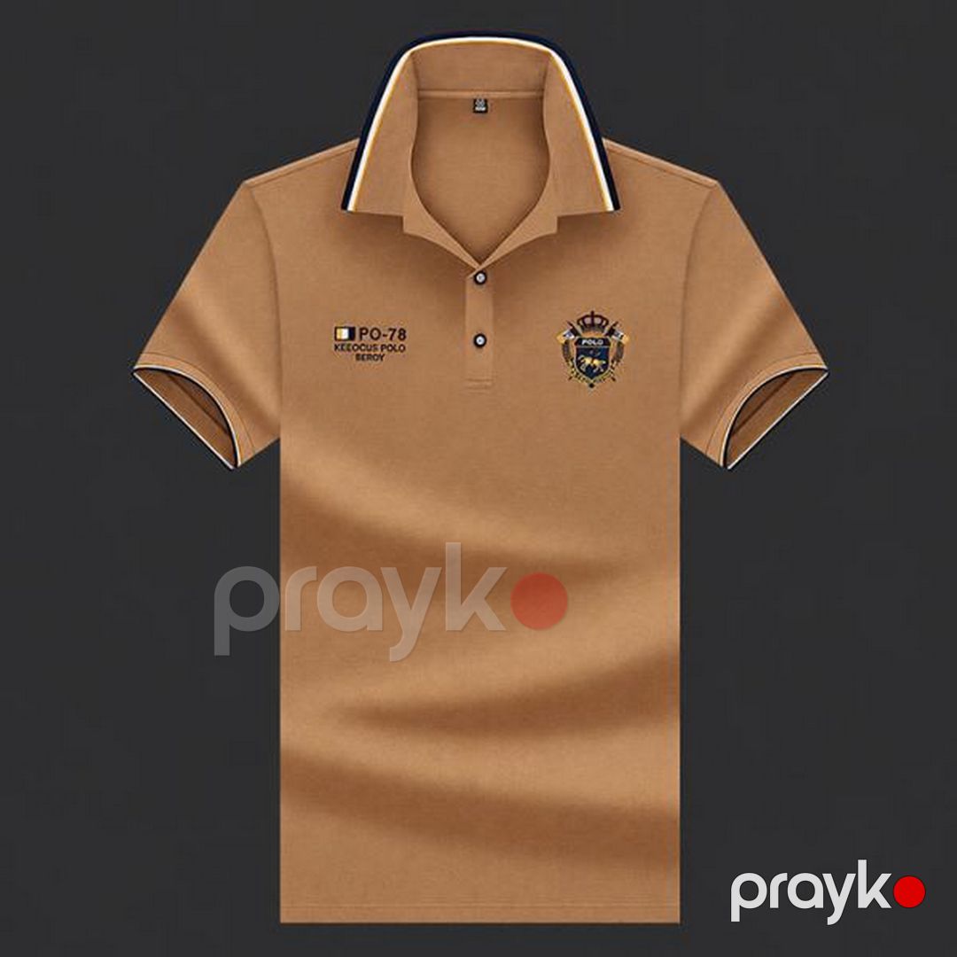 Polo kişilər üçün EB_779, qəhvəyi, pambıq, ölçü XL — Mallar, Bakı (3)