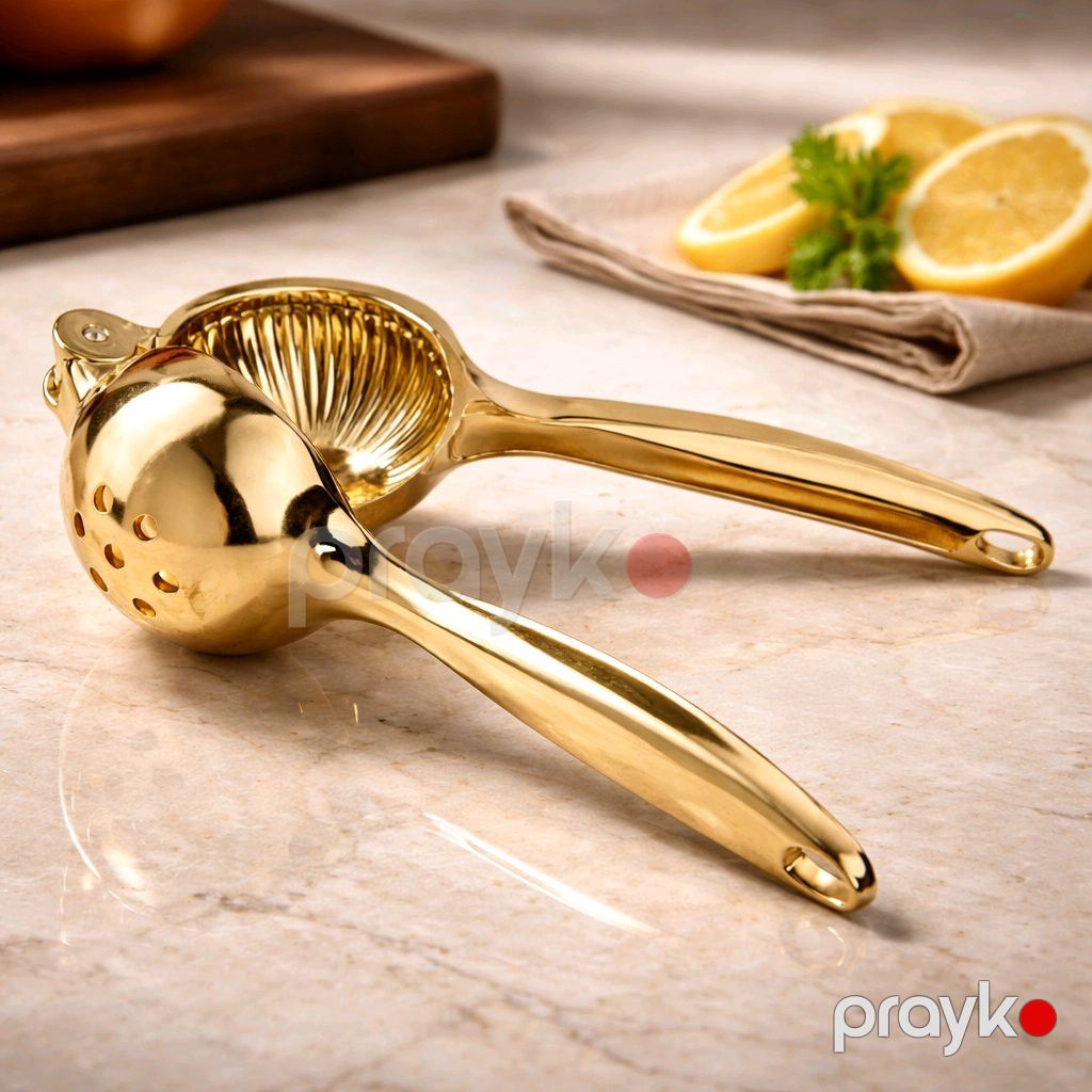 Sitrus üçün press, paslanmayan polad, qızılı, 25x5x2 sm — Mallar, Bakı (2)