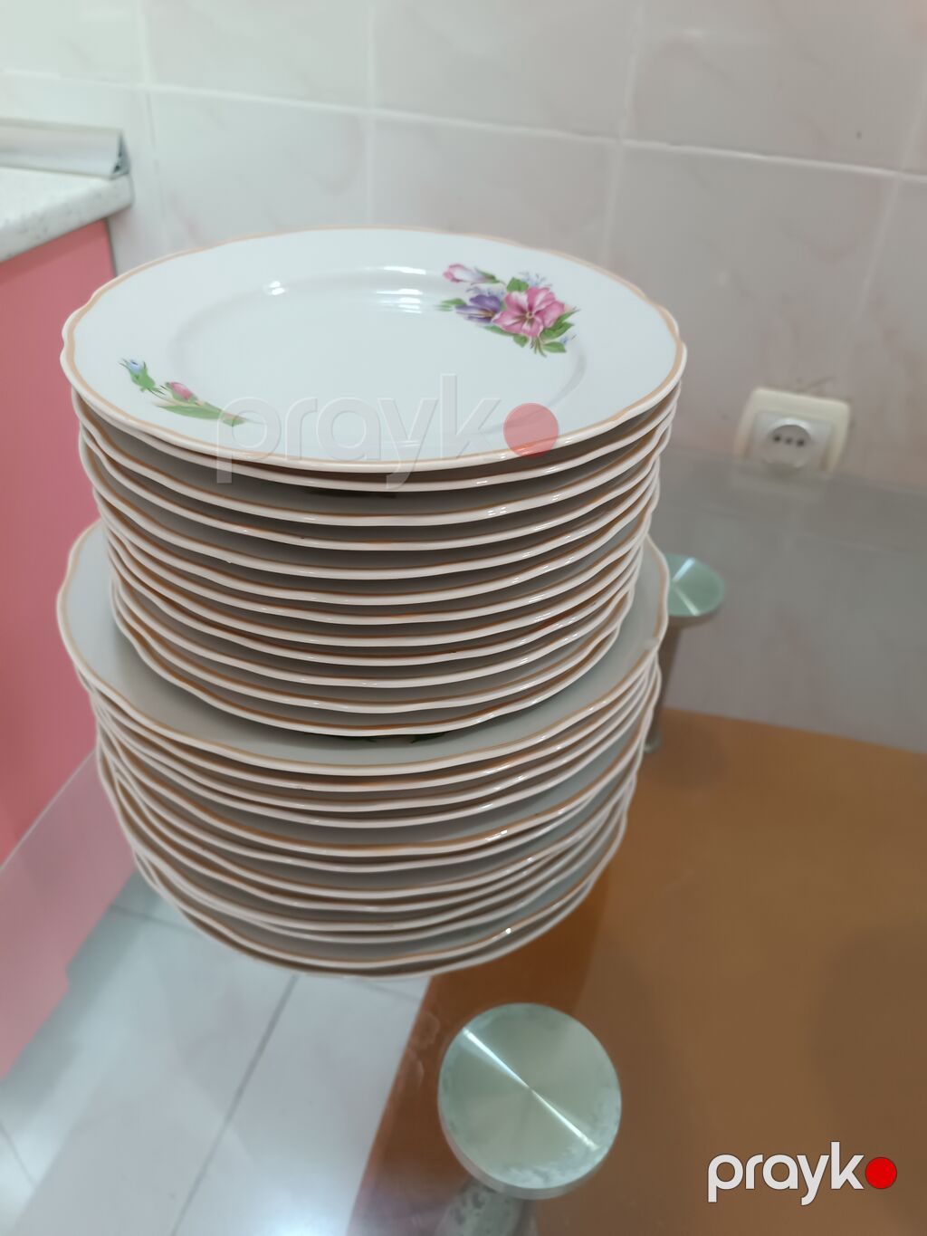 Boşqablar, rəng - Ağ, Farfor — Süfrə qabı, Masazır (3)
