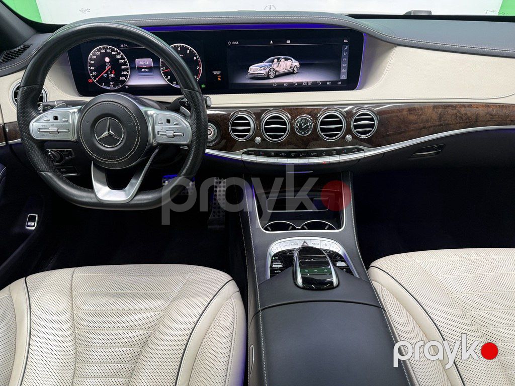 Mercedes S 560 4MATIC, 4.0 L, 2018 il, 45 900 km — Avtomobillər, Bakı (9)