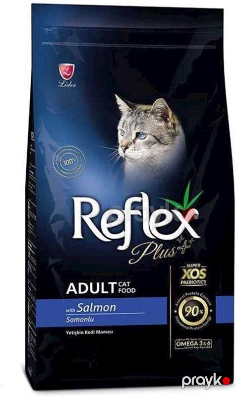 Quru yem Reflex Plus pişiklər üçün, qızılbalıq əti ilə, 1 kq çəki ilə — Bakı