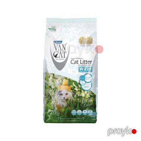 Doldurucu Van Cat Natural, pişik və pişik balaları üçün, bentonit tərkibli, ətirsiz, 20 kq — Bakı