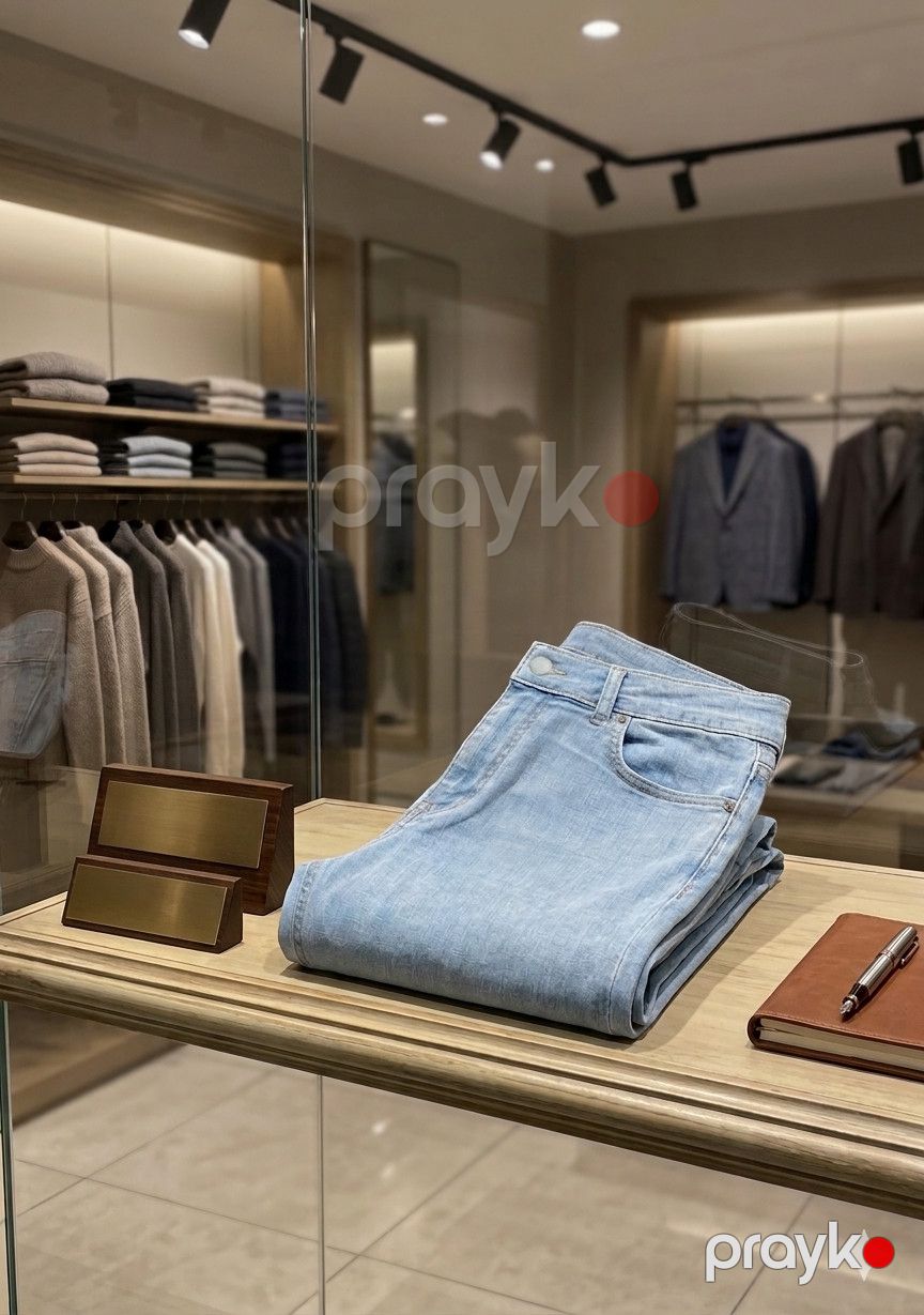 Qadınlar üçün klöş cins 2161830, mavi, pambıq, ölçü 30 — Mallar, Bakı (2)