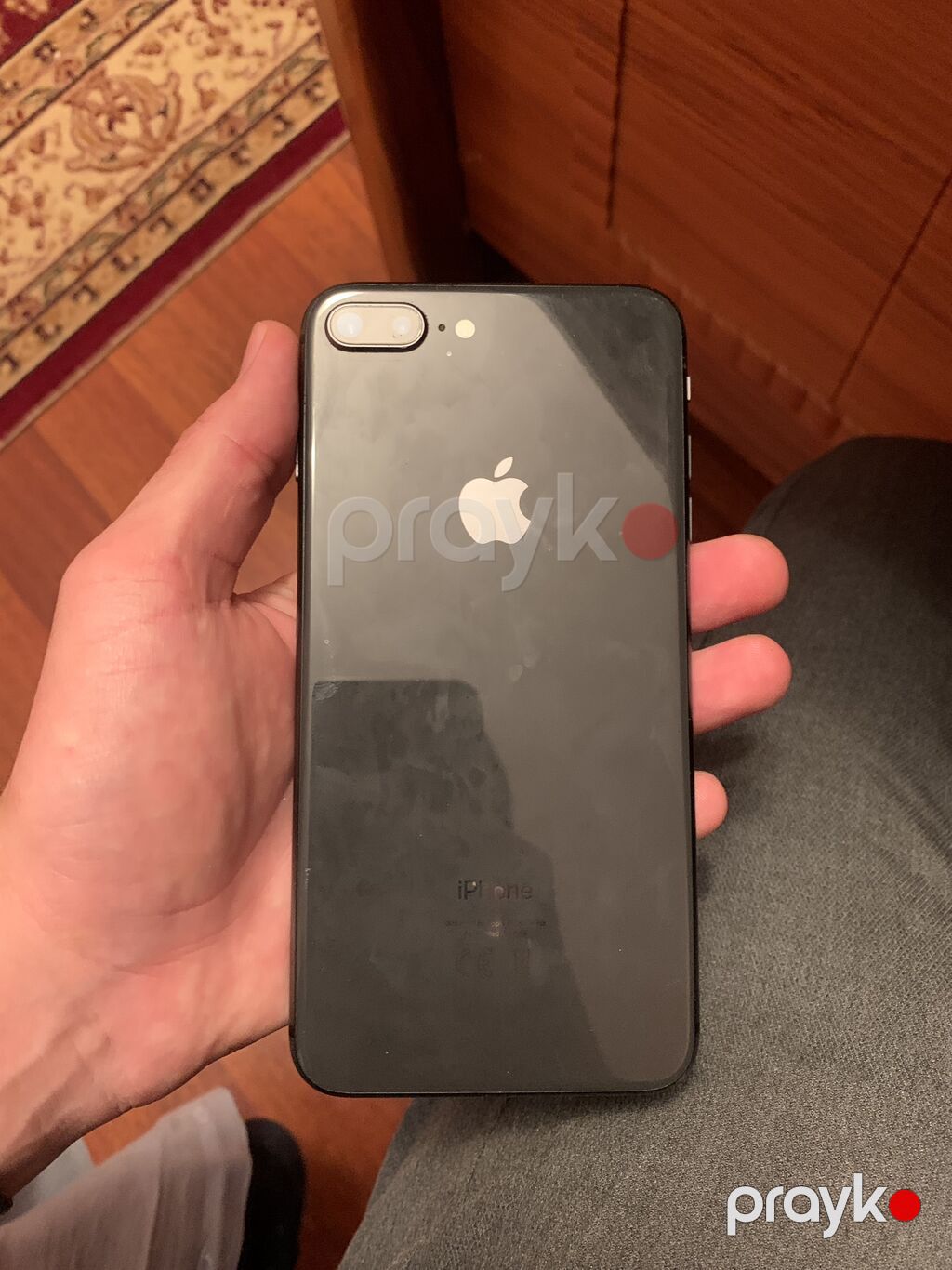 IPhone 8 Plus, Qara, Barmaq izi — Apple iPhone, Göygöl (3)