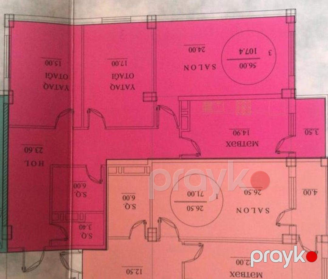 Satılır 3 otaqlı yeni tikili 107 m² — Mənzil, Bakı (2)