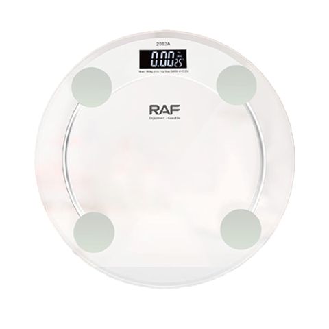 RAF R.10033﻿ - Elektron Döşəmə Tərəzisi, Maksimum 180 kq Tutum, LED Yüksək Təyinatlı Ekran, Dəqiq Bədən Çəkisi Ölçmə — Ev üçün texnika