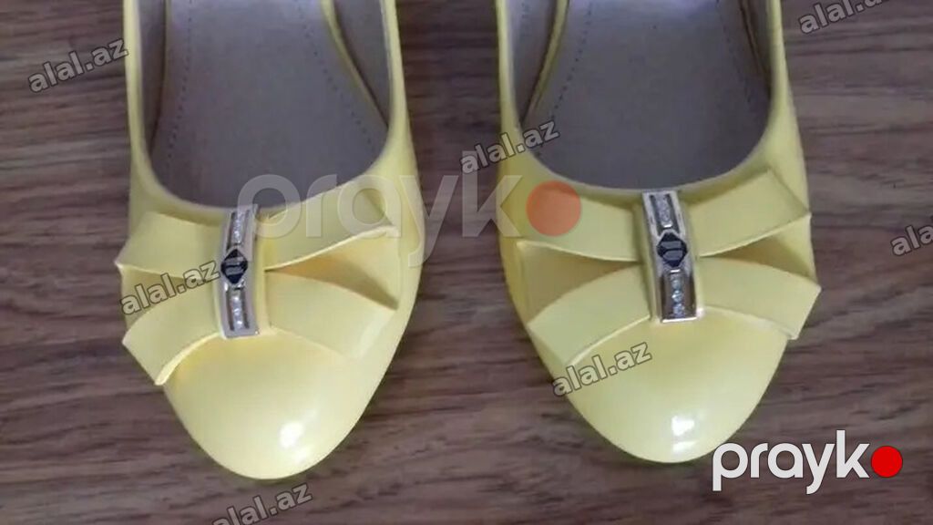 Tuflilər, Ölçü: 38.5, rəng - Sarı, Yeni — Şəxsi əşyalar, Bakı (2)