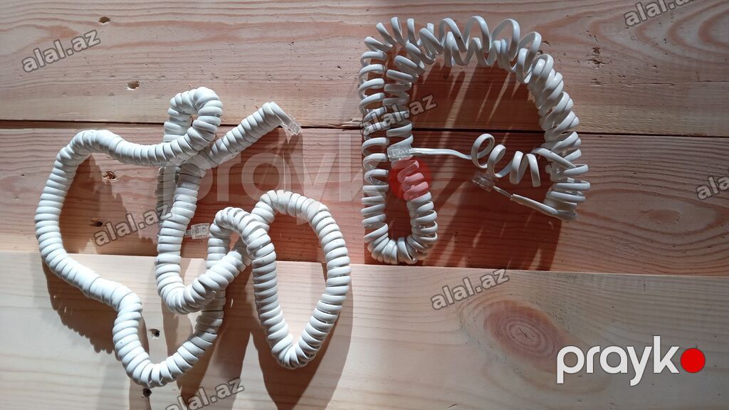 Məhsul: Spiral telefon dəsti kabelləri Təsvir: - Klassik spiral — Elektronika, Bakı (3)