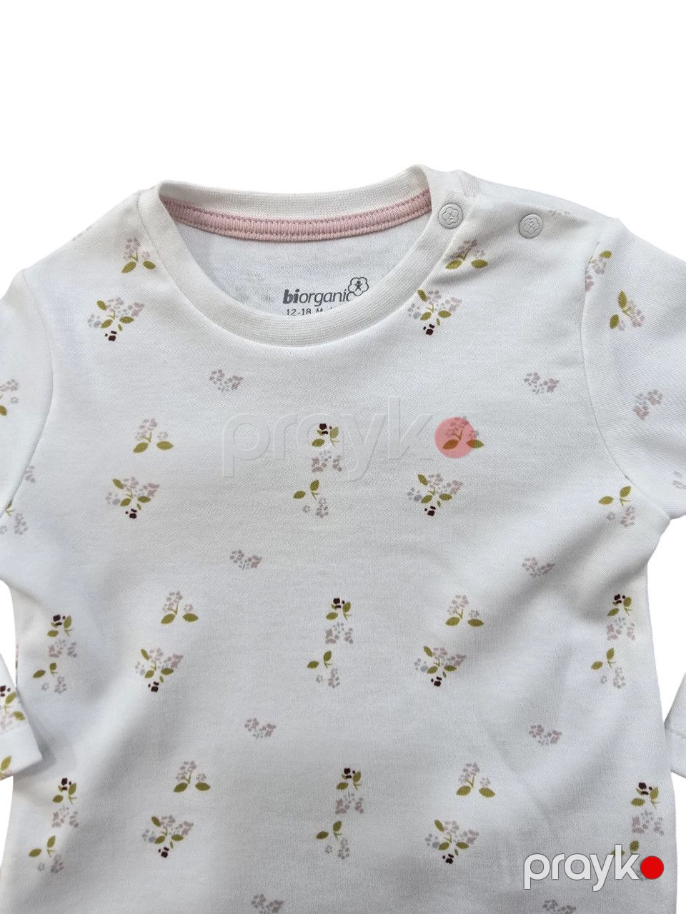 Qızlar üçün uzunqol köynək 32177135, bej, pambıq, ölçü 18-24 ay — Mallar, Bakı (3)