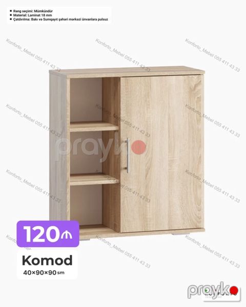 Komod – funksional saxlama mebeli Ölçülər: 40 90 90 sm — Bakı