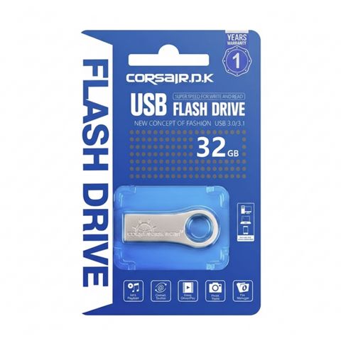 Corsair.D.K USB 3.0/3.1 Fləş Kart, 32 GB, Metal Korpus — Bakı
