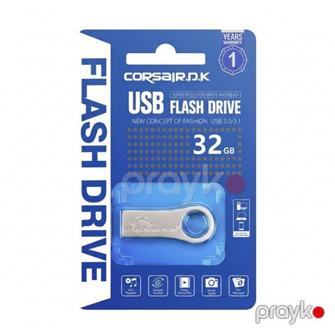 Corsair.D.K USB 3.0/3.1 Fləş Kart, 32 GB, Metal Korpus — Bakı
