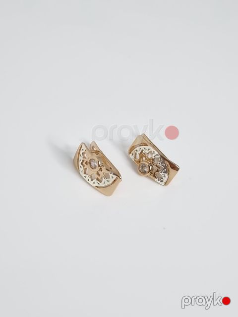 Qadın sırğaları FL806501-0040E qızılı — Bakı