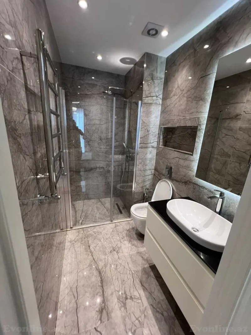 Kirayə verilir 3 otaqlı Mənzil Yeni tikili 88 m² Bakı, Nərimanov r., Bakmil m — Mənzil, Bakı (5)